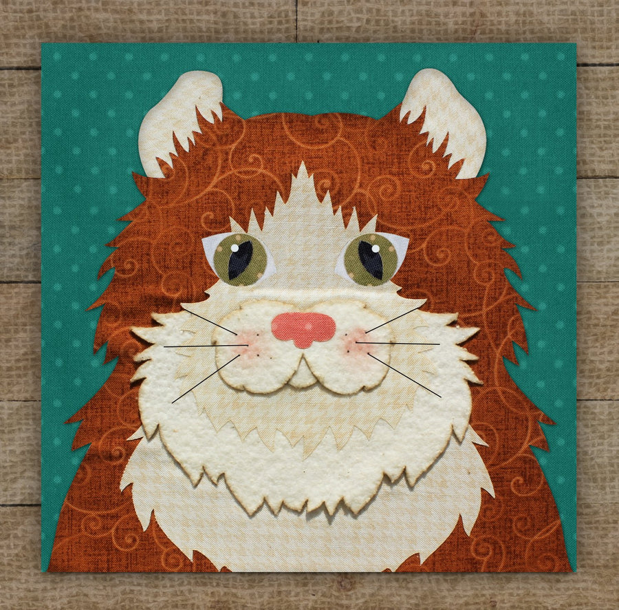American Curl Cat Applique