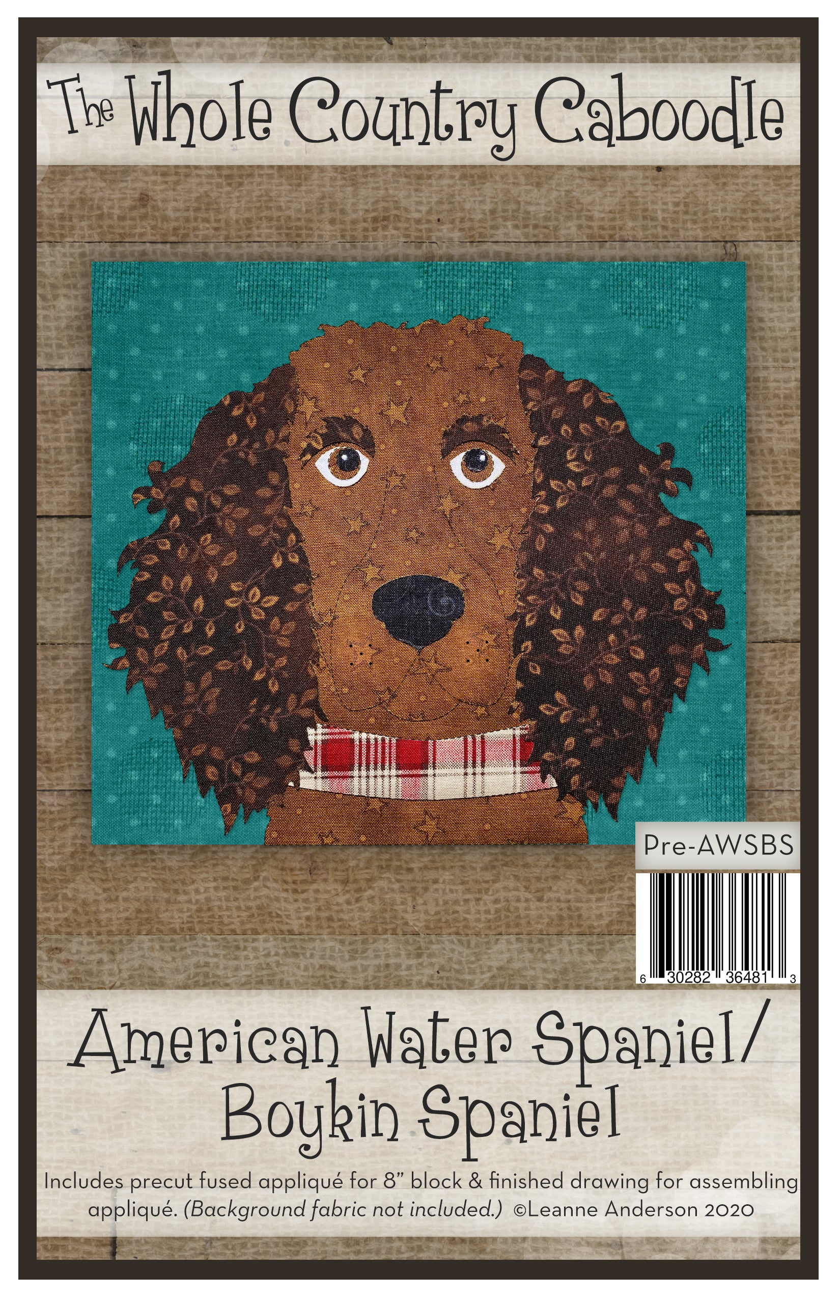 American Water Spaniel / Boykin Spaniel Applique