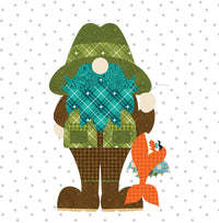 Angler Gnome Applique