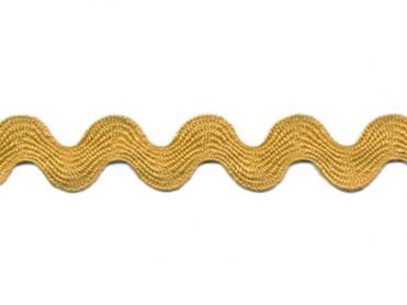 Large Antique Gold Ric Rac - 1 yd Cut