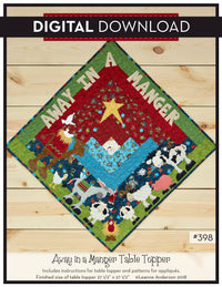 Away in a Manger Table Topper Pattern