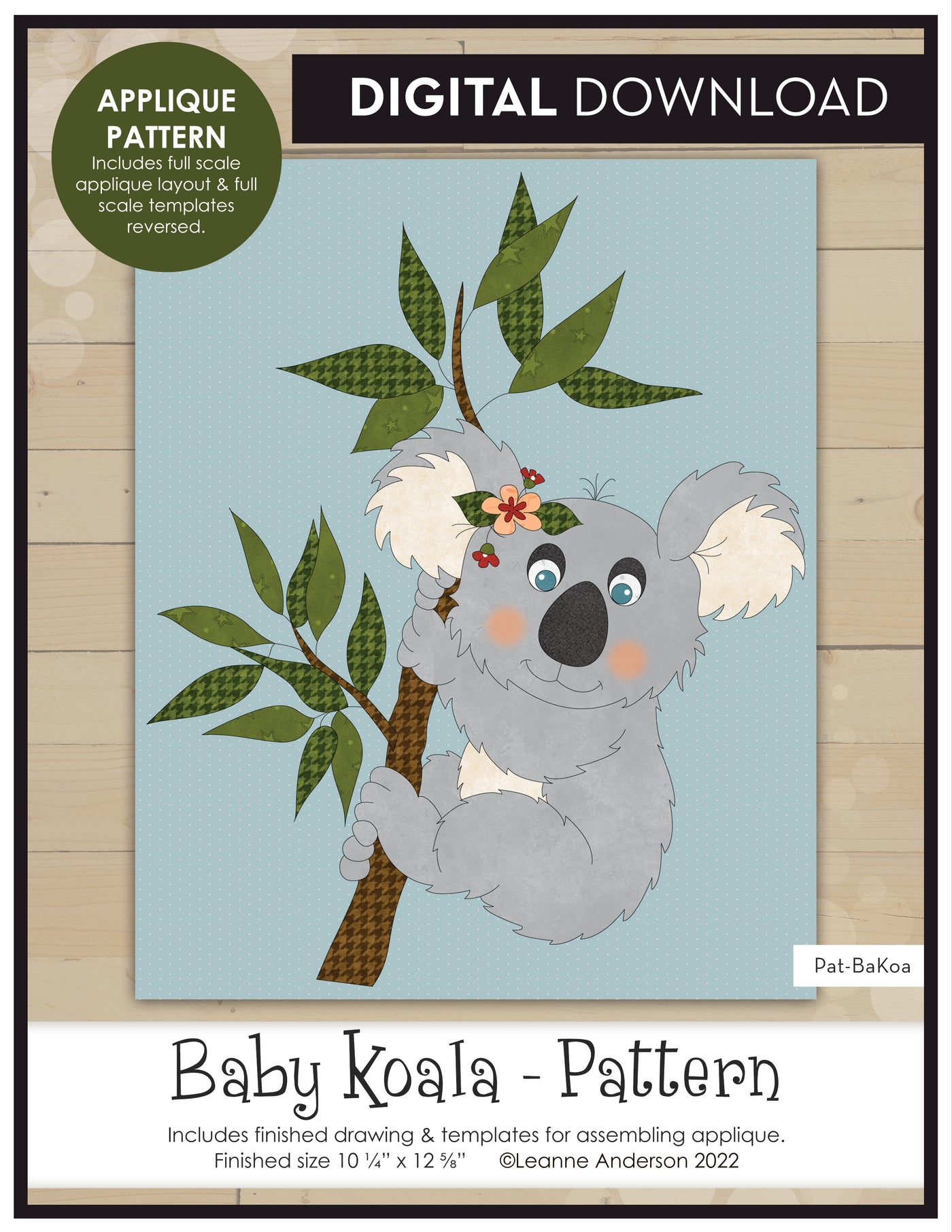 Baby Koala Applique
