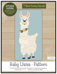 Baby Llama Applique