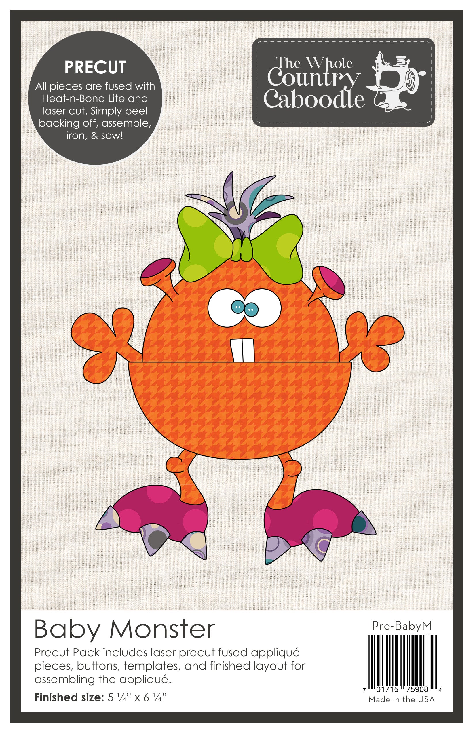 Baby Monster Applique