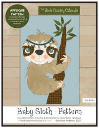 Baby Sloth Applique