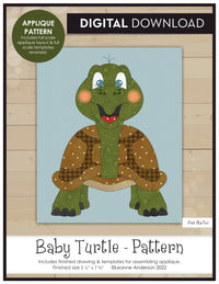 Baby Turtle Applique