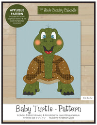 Baby Turtle Applique