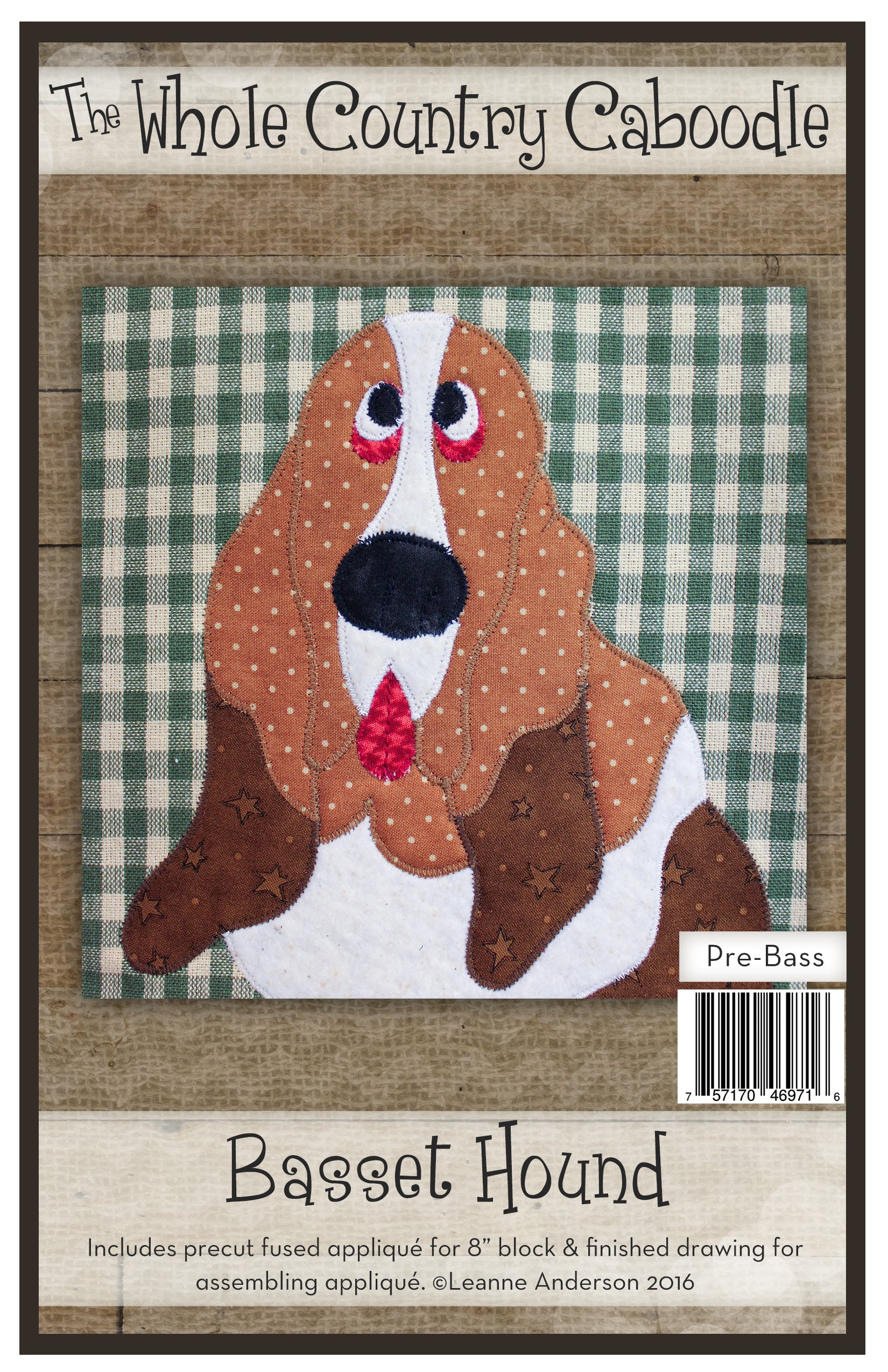 Basset Hound Applique