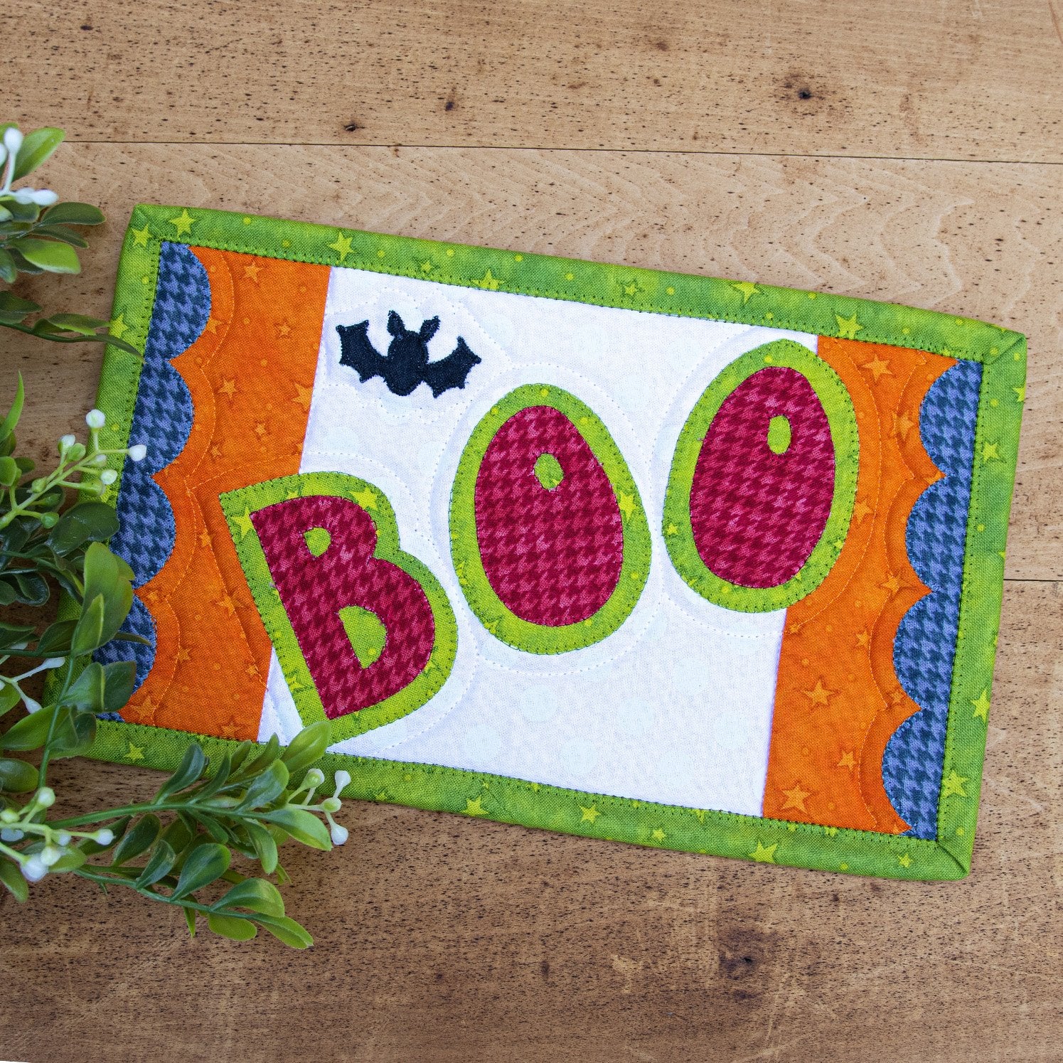 Batty Boo Mug Rug Kit