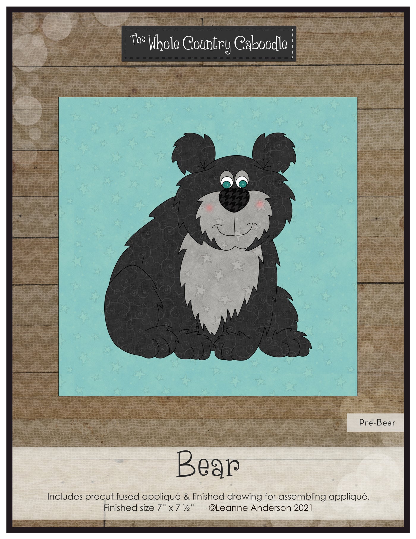 Bear Applique