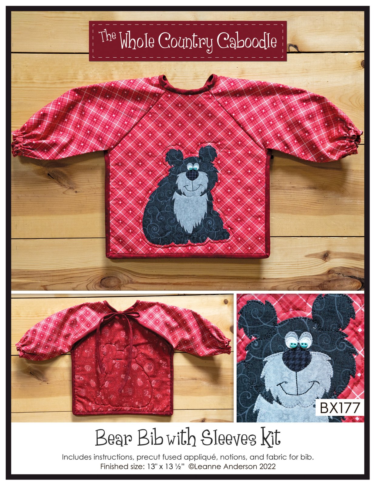 Bear Bib with Sleeves Kit