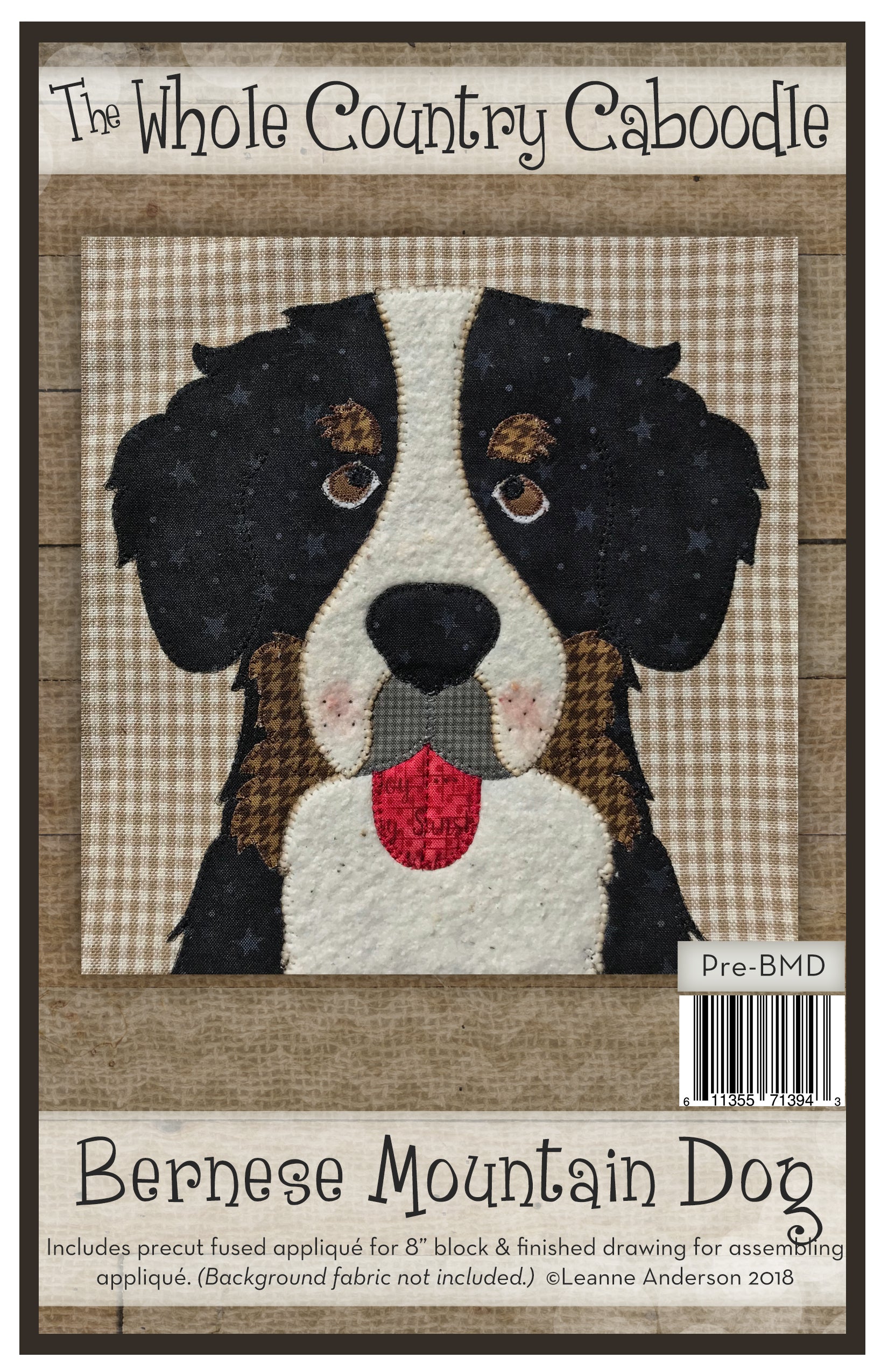 Bernese Mountain Dog Applique