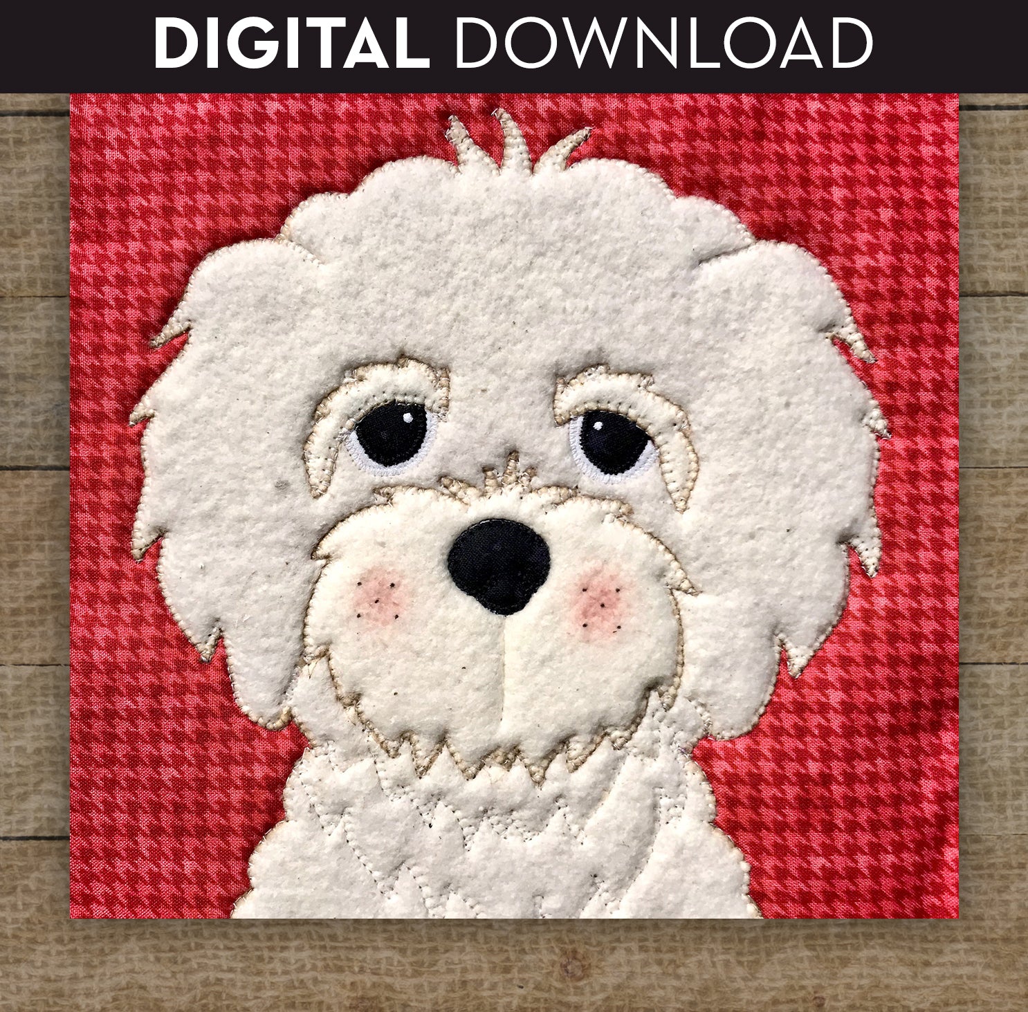 Bichon Frise Applique