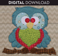 Blue Owl Applique