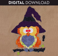 Boo Hoo Owl Applique