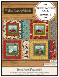 Book Panel Placemat Pattern