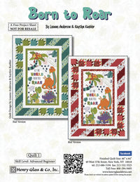 Born to Roar Quilt 1 Pattern (FREE Digital Download)
