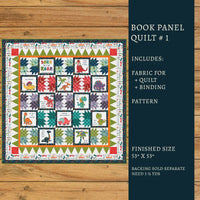 Born to Roar Book Panel Quilt Kit Version #1