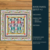 Born to Roar Book Panel Quilt Kit Version #2