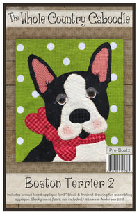 Boston Terrier Applique
