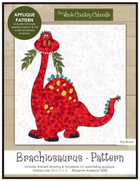 Brachiosaurus Applique
