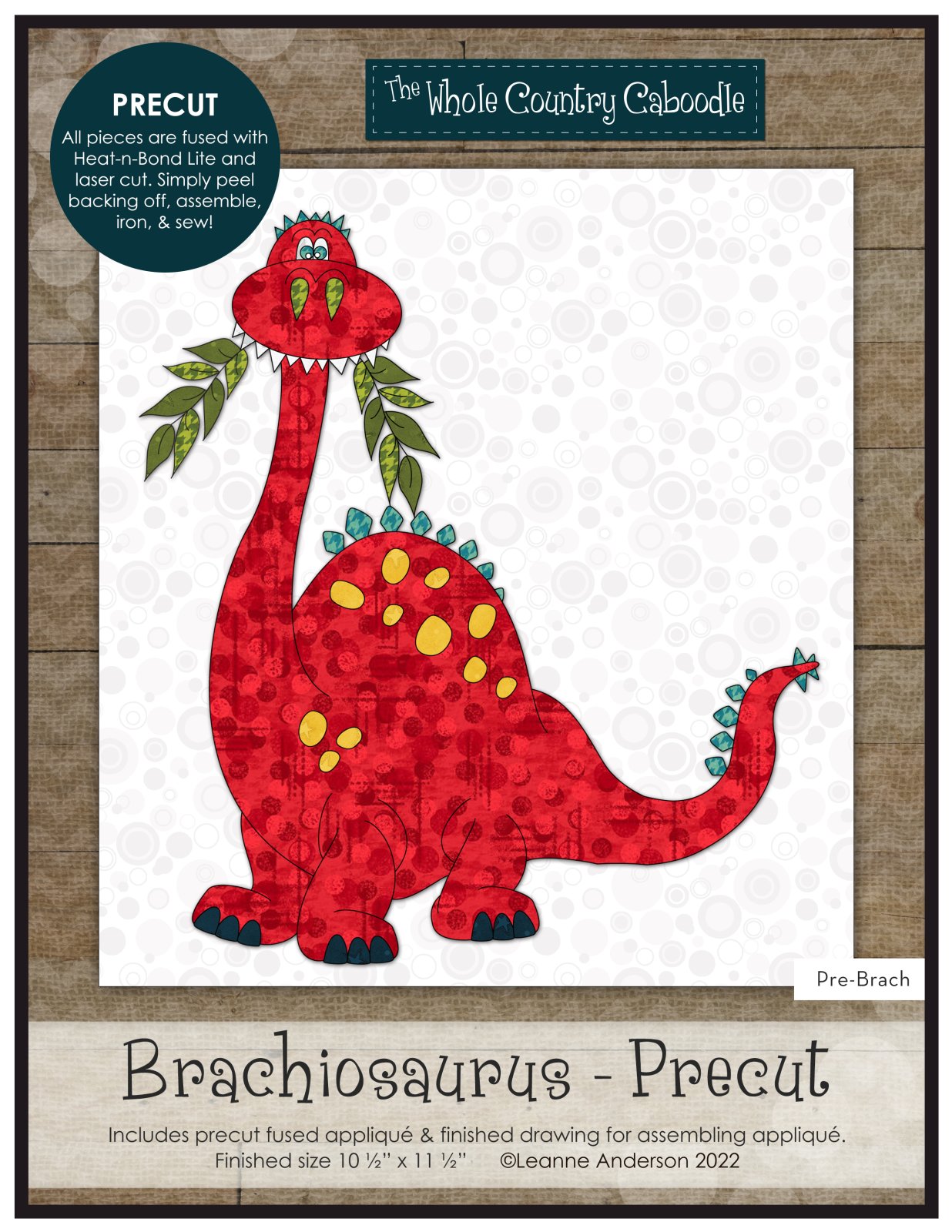 Brachiosaurus Applique