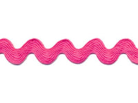 Large Bright Pink Ric Rac - 1 yd Cut