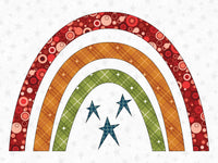 Bright Rainbow Applique