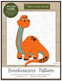 Brontosaurus Applique