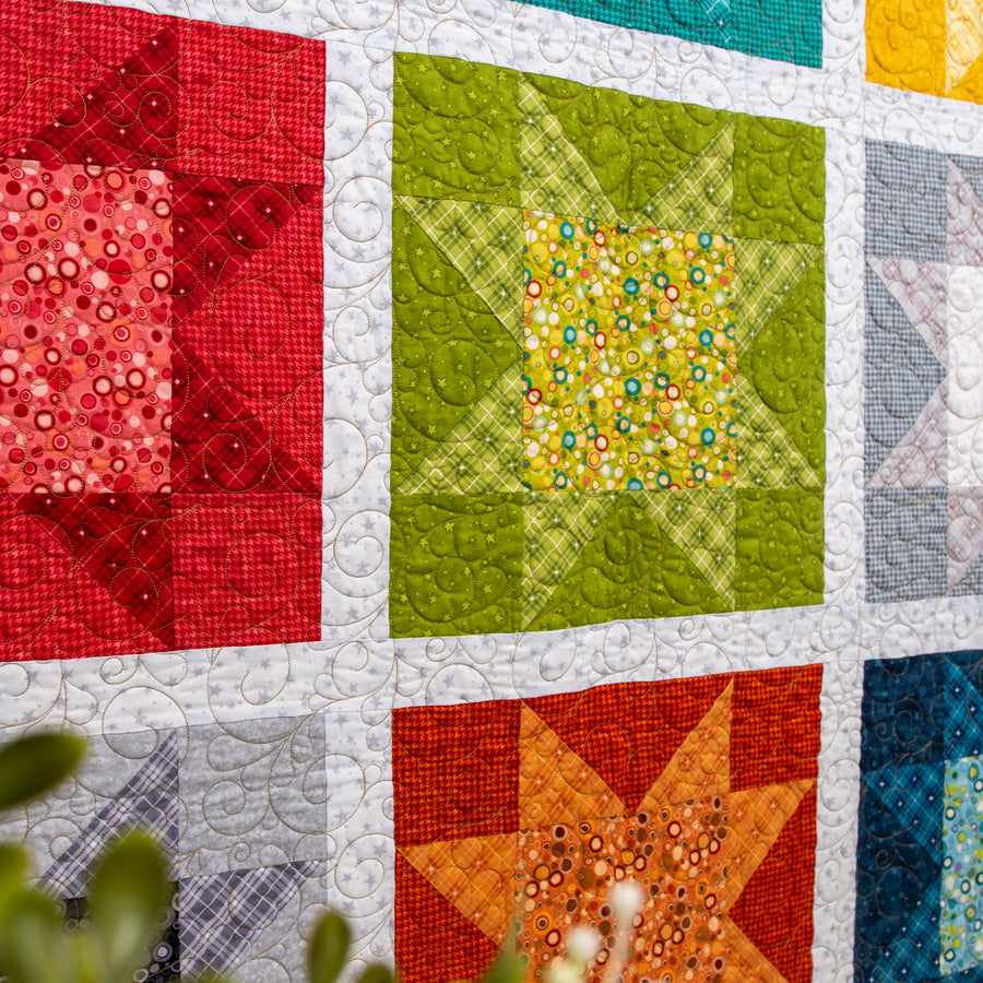 Caboodle Basics Bubbles & Bias Quilt Kit