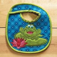 Bullfrog & Lily Pad Rounded Bib Kit