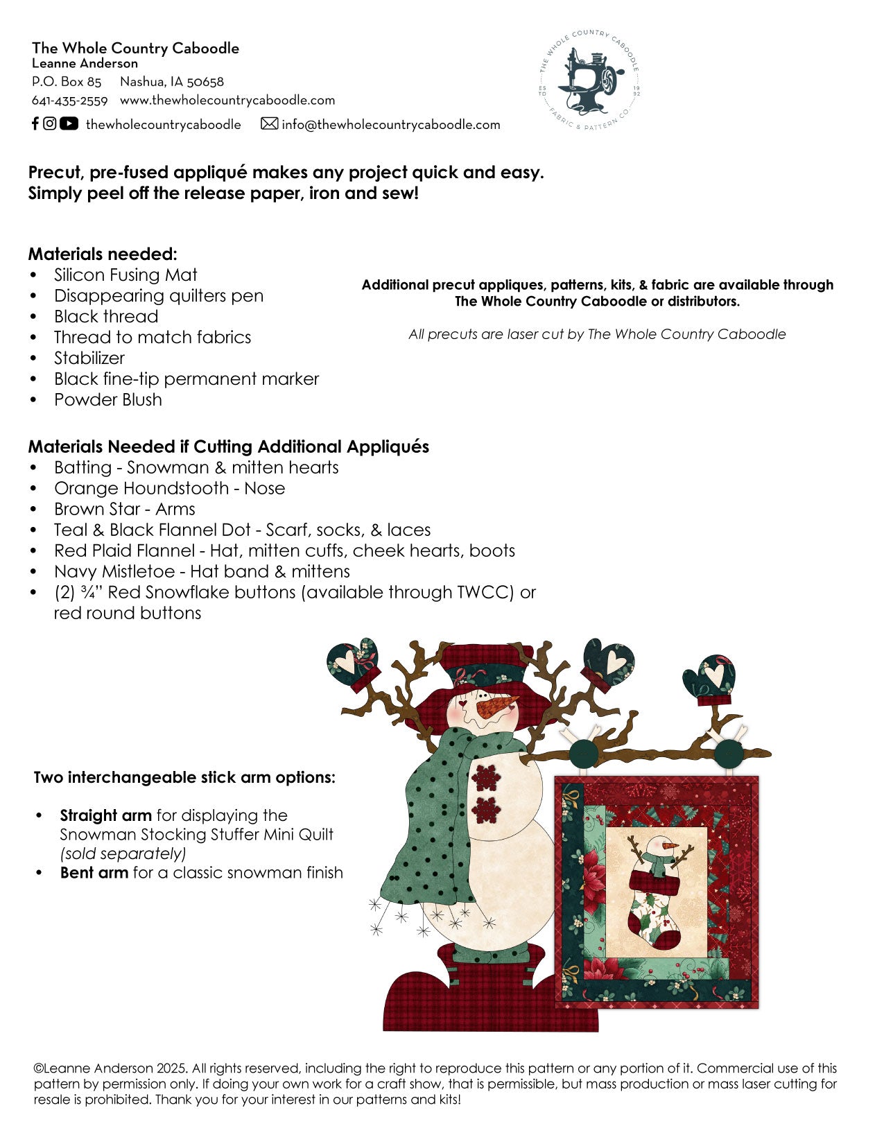 Bundle Up Frosty Applique