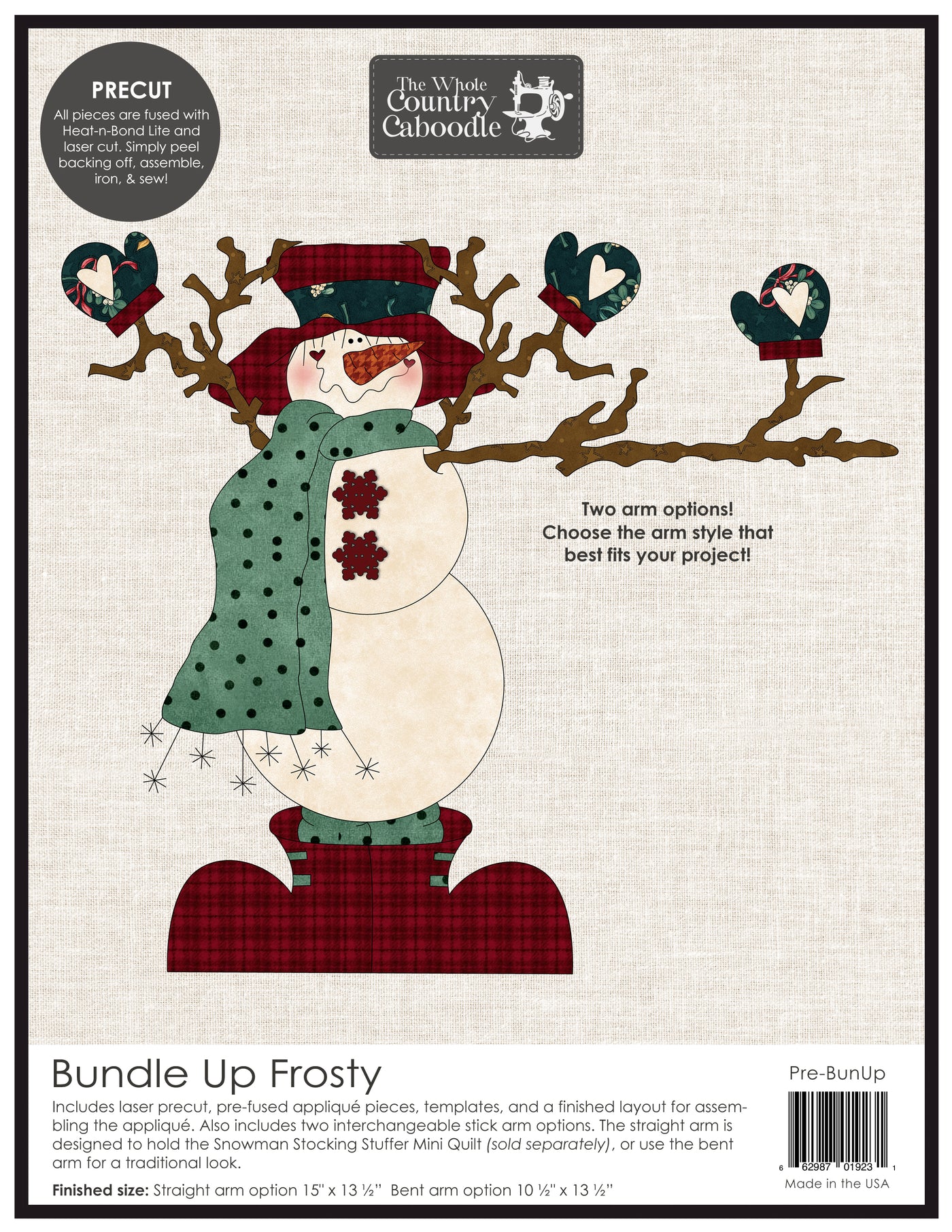 Bundle Up Frosty Applique