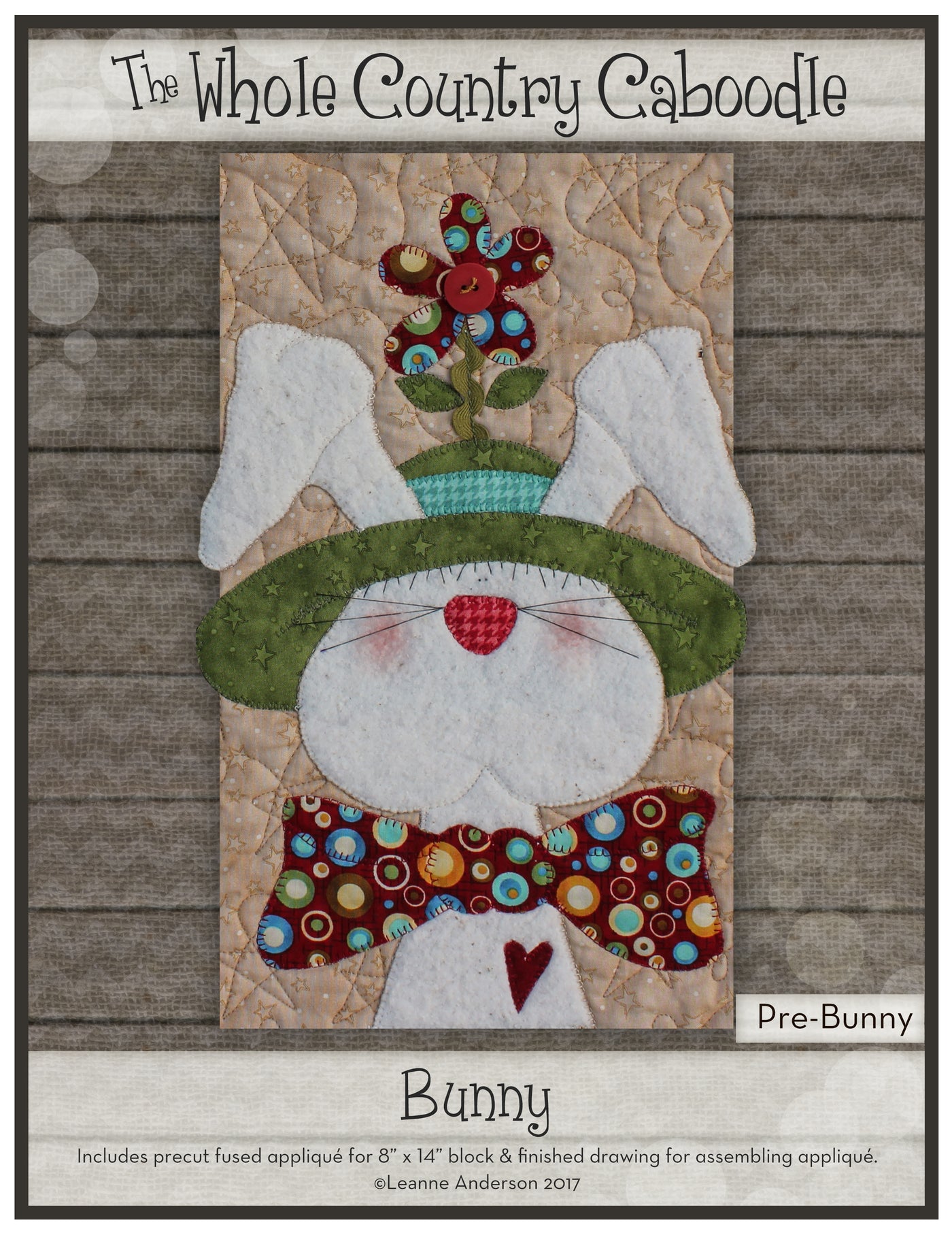 Bunny With Hat Applique