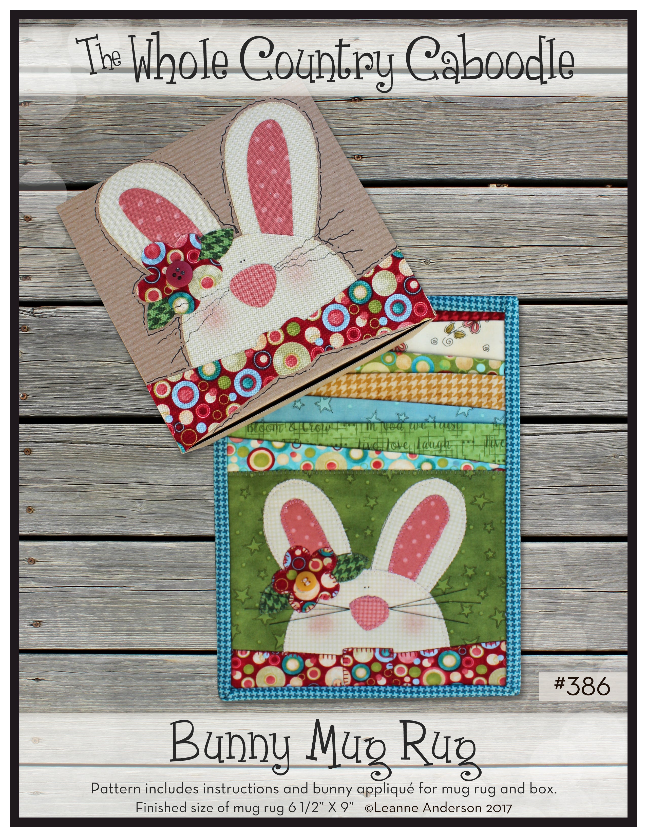 Bunny Mug Rug