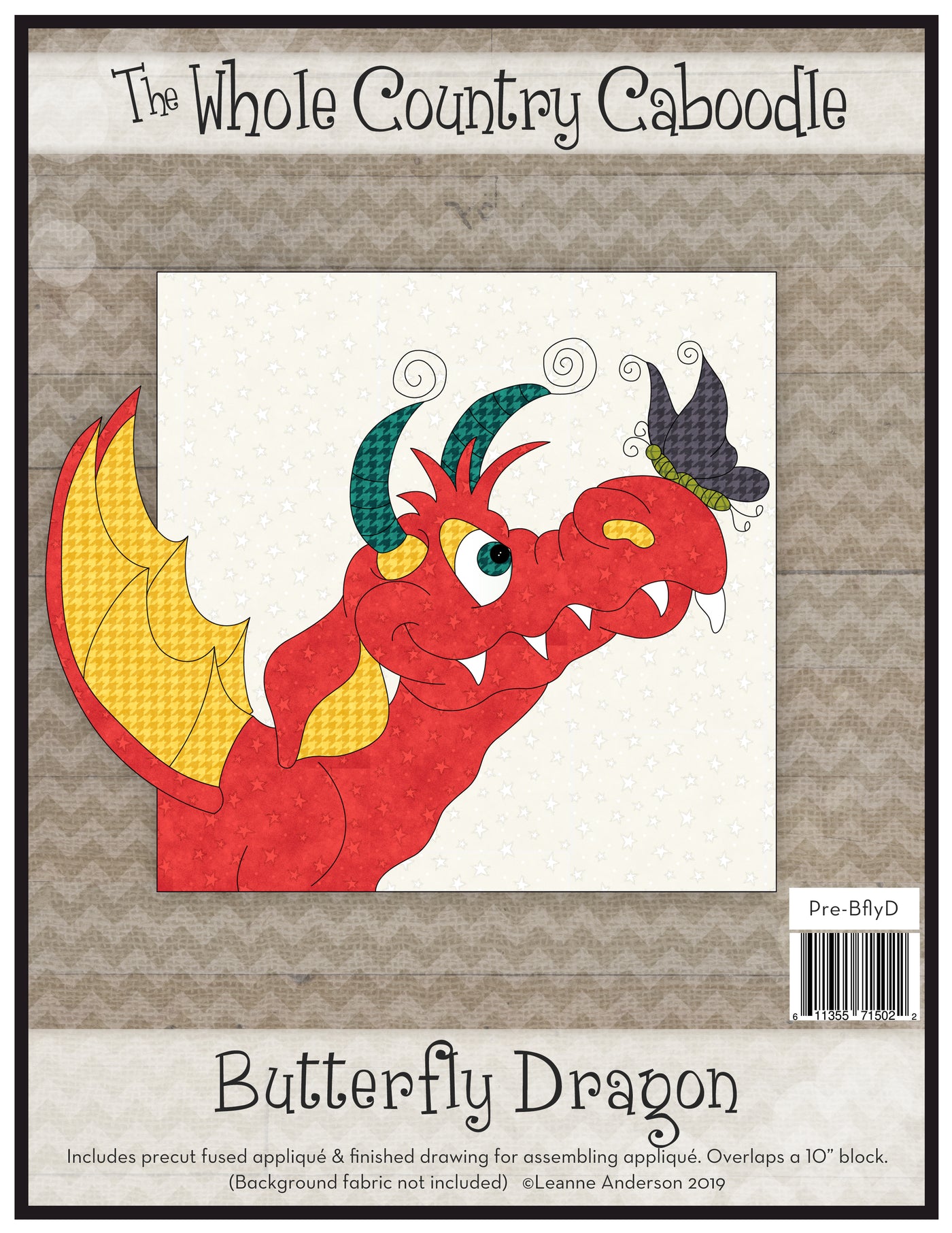 Butterfly Dragon Applique