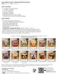 Nana Flake Cozy Kit - Embroidery