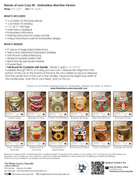 Banner of Love Cozy Kit - Embroidery