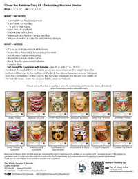 Clover the Rainbow Cozy Kit - Embroidery