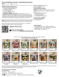 Clover the Rainbow Cozy Kit - Sewing