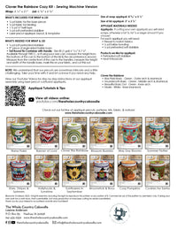 Clover the Rainbow Cozy Kit - Sewing