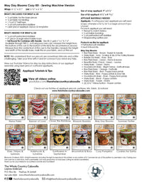 May Day Blooms Cozy Kit - Sewing