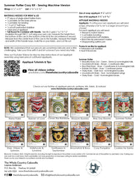 Summer Flutter Cozy Kit - Sewing