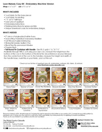 Loon Melody Cozy Kit - Embroidery