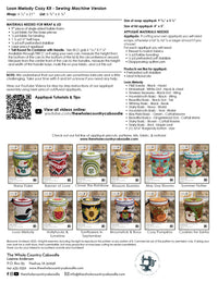 Loon Melody Cozy Kit - Sewing