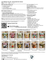 Loon Melody Cozy Kit - Sewing