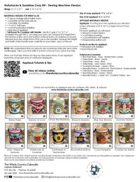 Hollyhocks & Sunshine Cozy Kit - Sewing