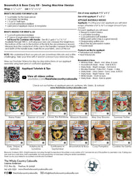 Broomstick & Boos Cozy Kit - Sewing