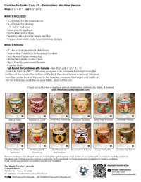 Cookies for Santa Cozy Kit - Embroidery