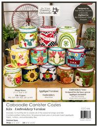 Caboodle Canister Cozy Kits - Embroidery Version
